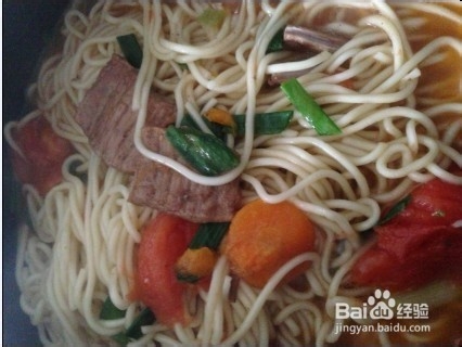 番茄牛肉面的做法