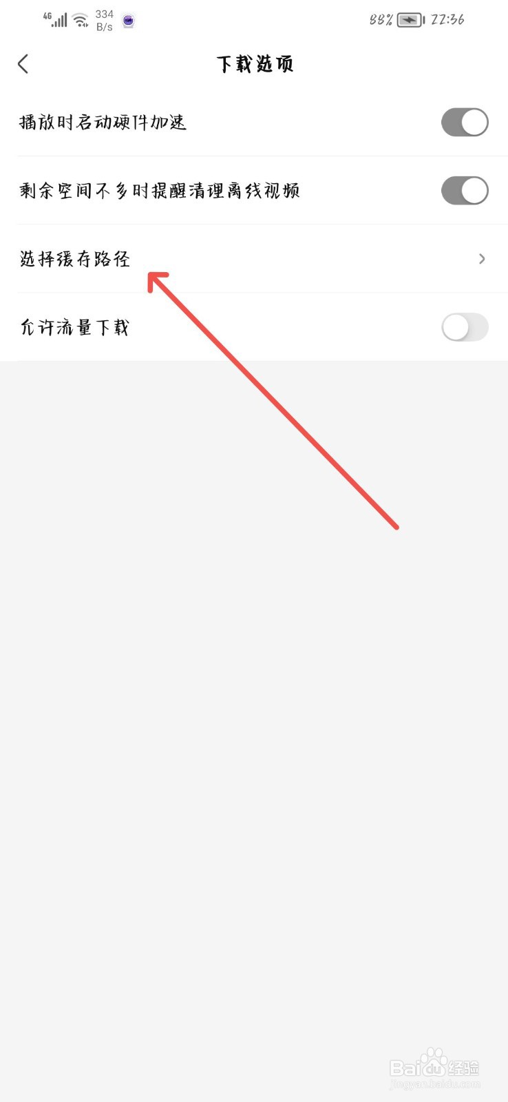 爱奇艺极速版怎么更换下载存储