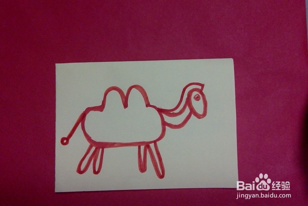 <b>简笔画怎样画骆驼的画法幼儿兴趣培养学画小骆驼</b>