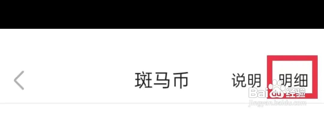 斑马APP怎么查看明细