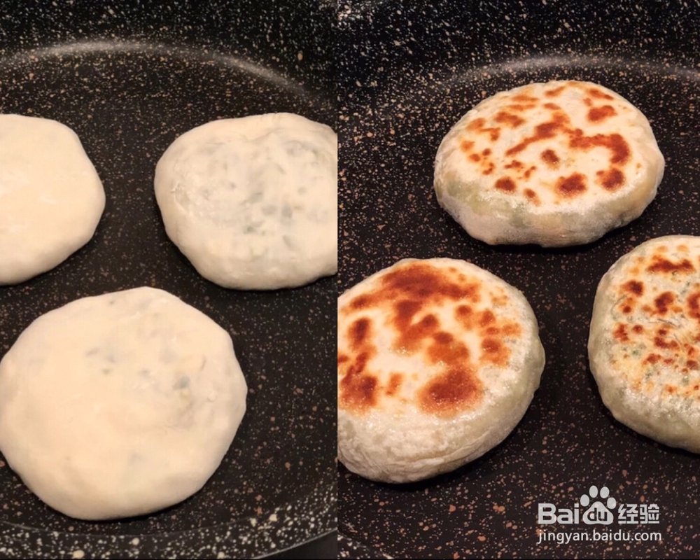宝宝也爱吃的韭菜鸡蛋虾仁馅饼