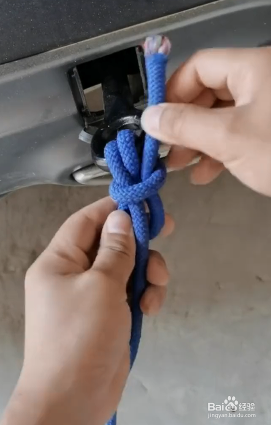 拖车扣的打结方法