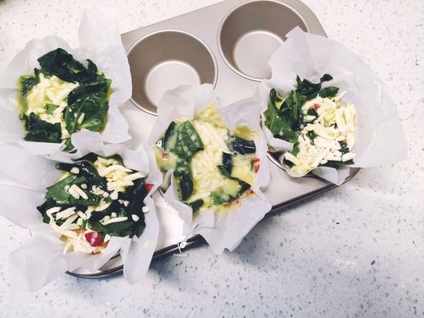 杂蔬芝士鸡蛋杯