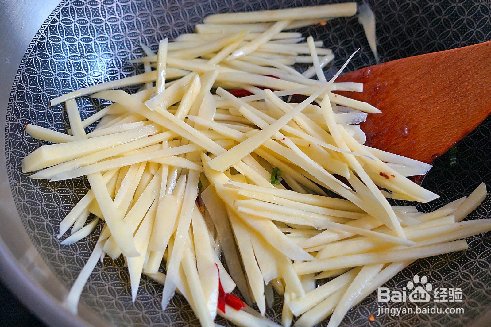 土豆条炒牛肉丝