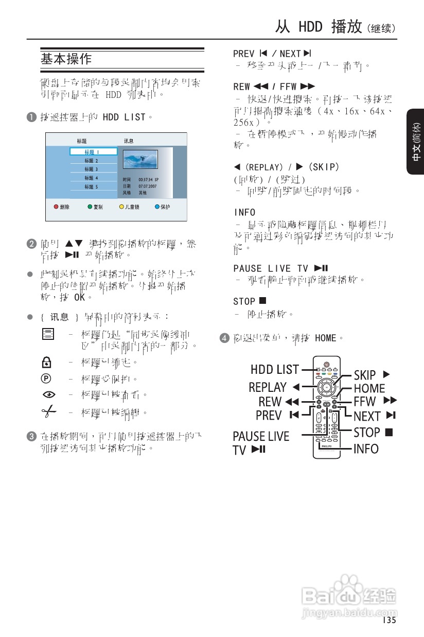 飞利浦DVDR3590H/93 DVD硬盘录像机使用说明书:[3]