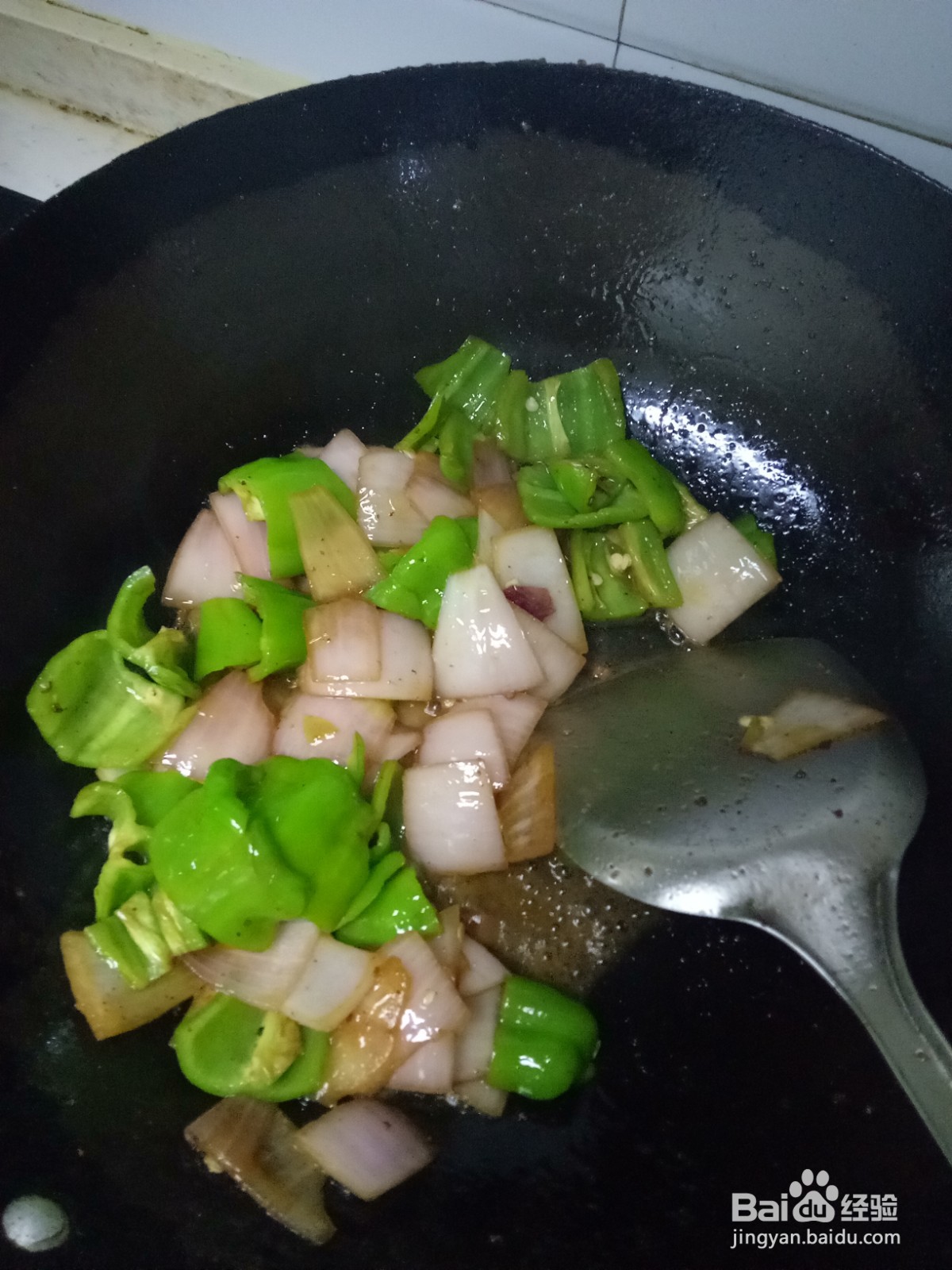 青椒洋葱炒鸡肝