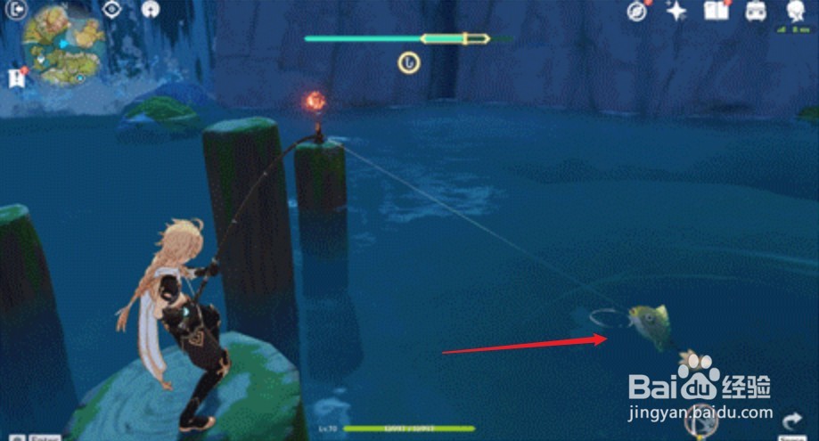 原神2.1蒙德城钓鱼点位置