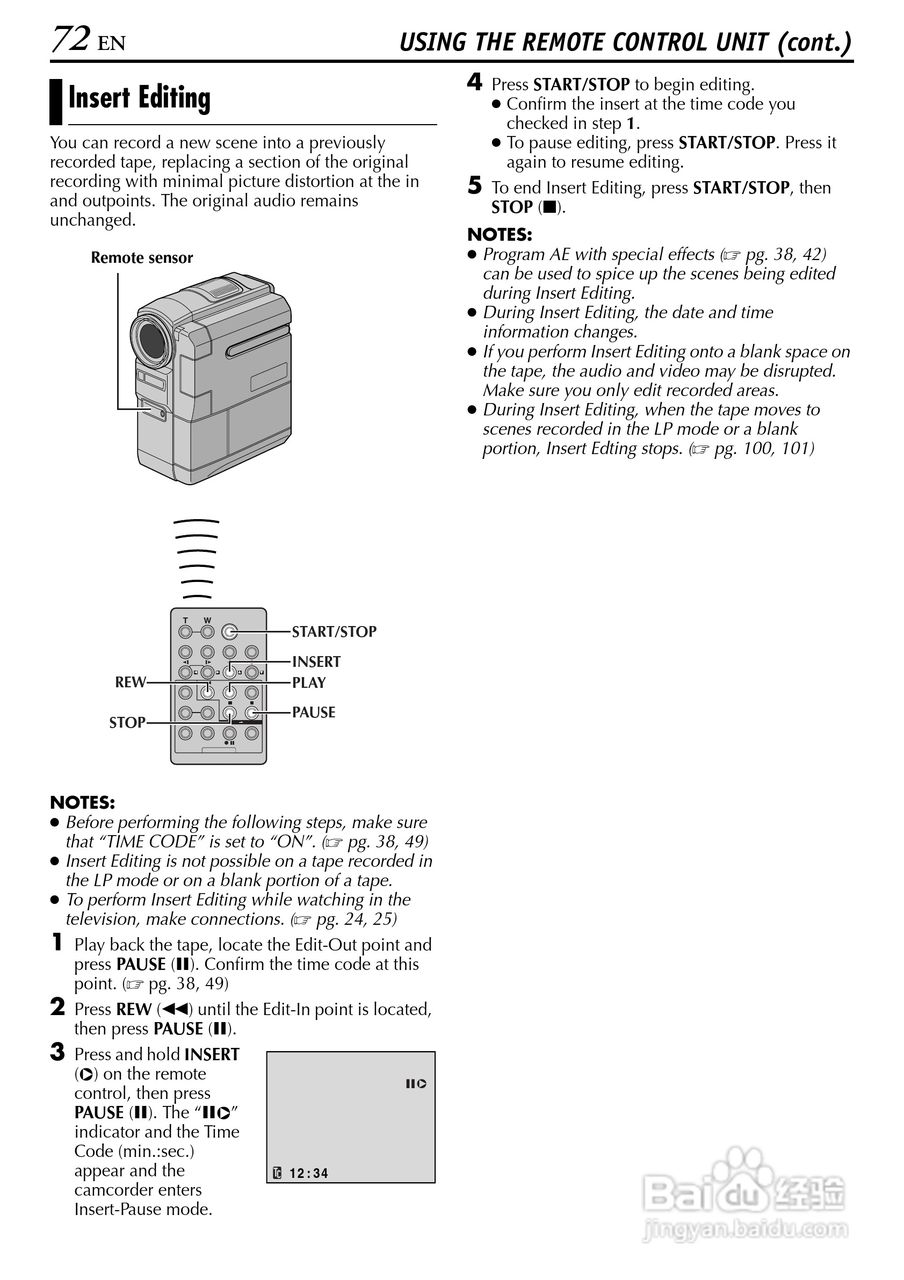 胜利JVC GR-DVX709SH数码摄像机使用说明书:[8]