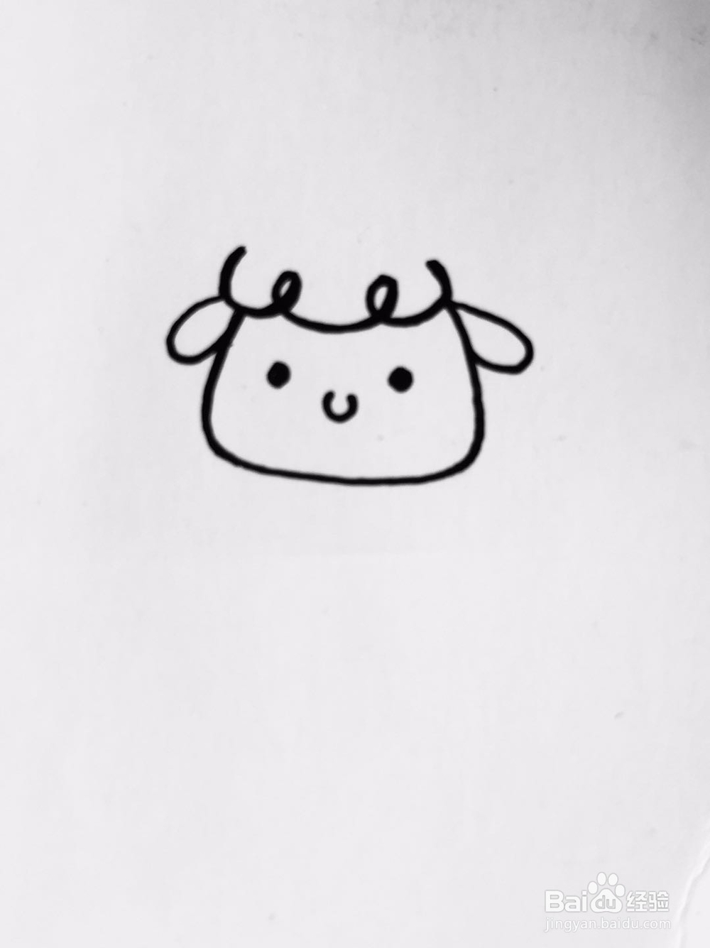 茉莉手绘之萌系绵羊