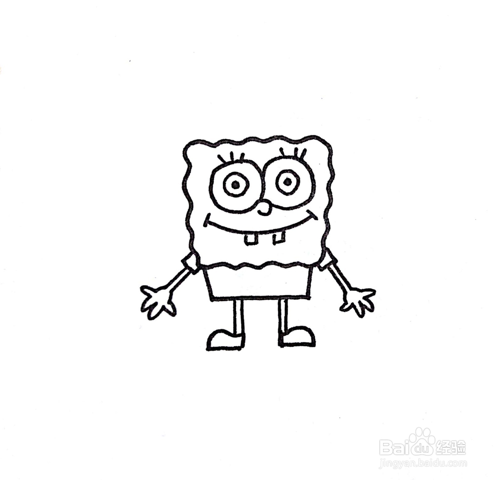 海绵宝宝简笔画