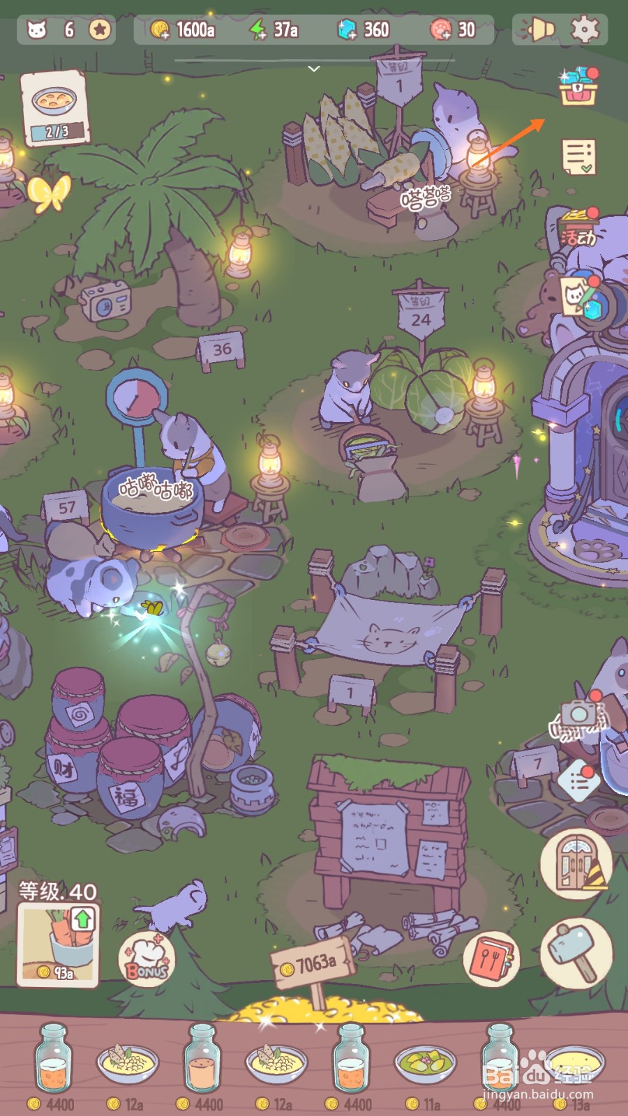 猫咪和汤中如何查看飞蝎花蝶图