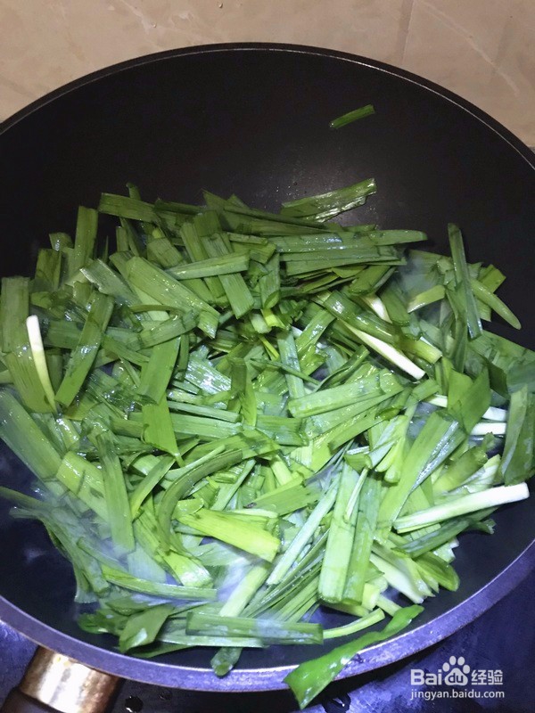 韭菜炒鸡蛋做法