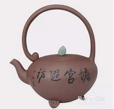 全提梁翡翠纽圆梦中国大师紫砂壶王