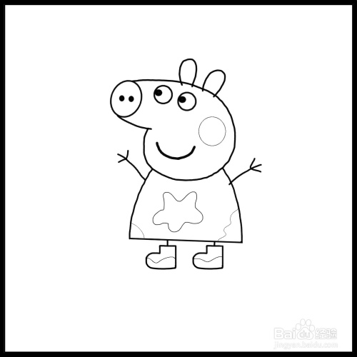 怎么画小猪佩奇(儿童简笔画)