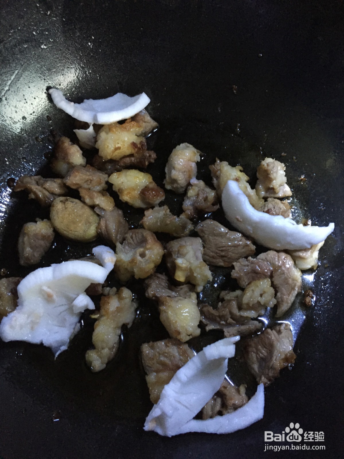 椰子洋葱烧猪肉