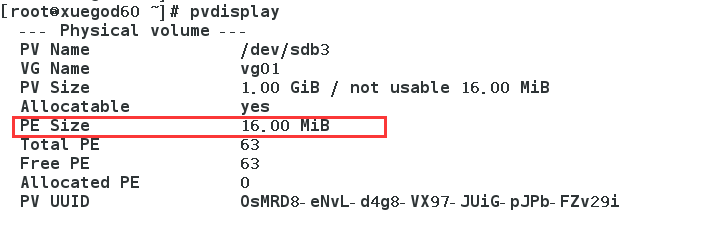 linux创建并使用LVM逻辑卷和PV物理卷即VG卷组