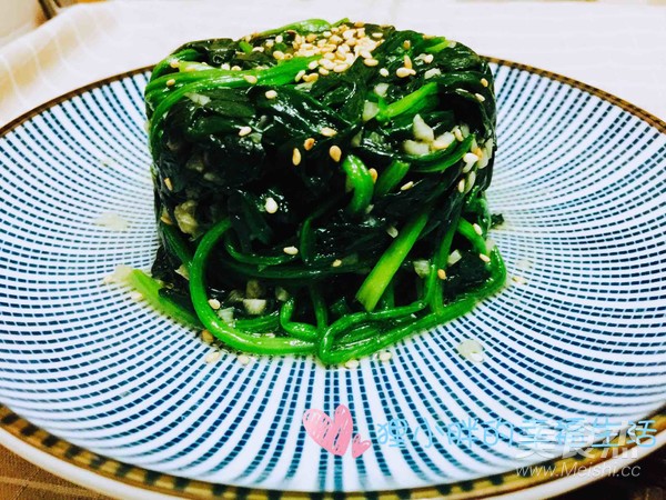 蒜蓉菠菜的做法