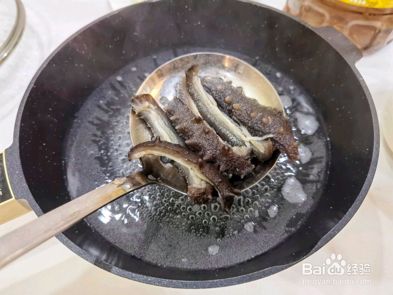 香菇菜心海参拼盘的做法