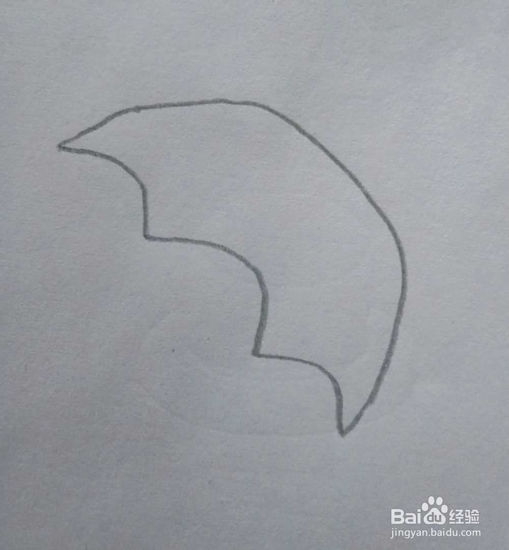 儿童简笔画伞画法三