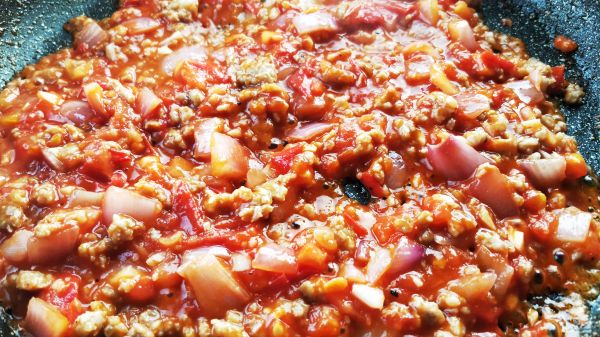 芝士焗番茄肉酱方便面