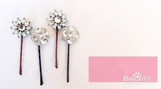 耳钉改造成发夹手工教程