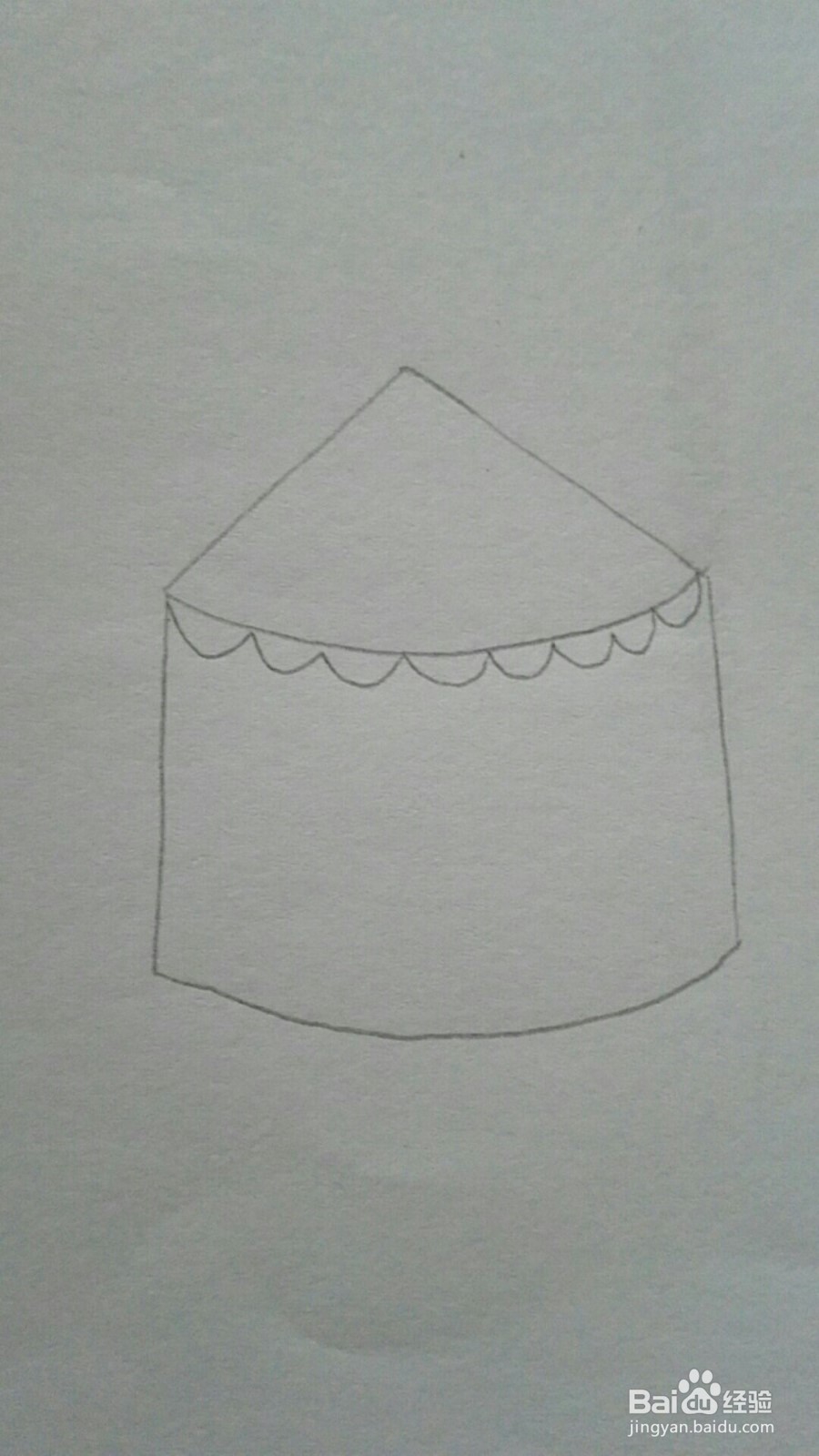 马戏团帐篷的简笔画法