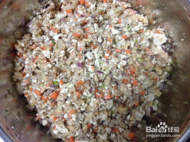 香菇豆腐素锅贴的做法