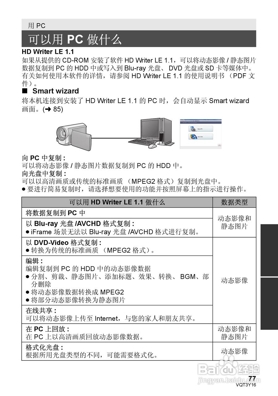 松下HC-V100MGK高清摄像机使用说明书:[8]