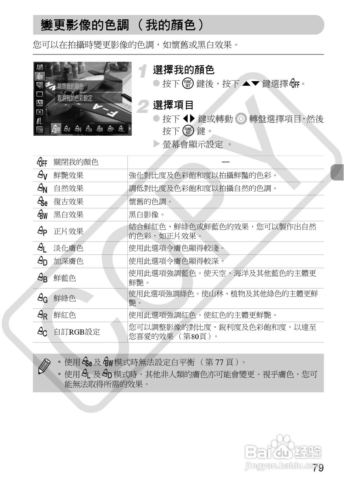 Canon PowerShot SX30IS相机使用者说明书:[8]