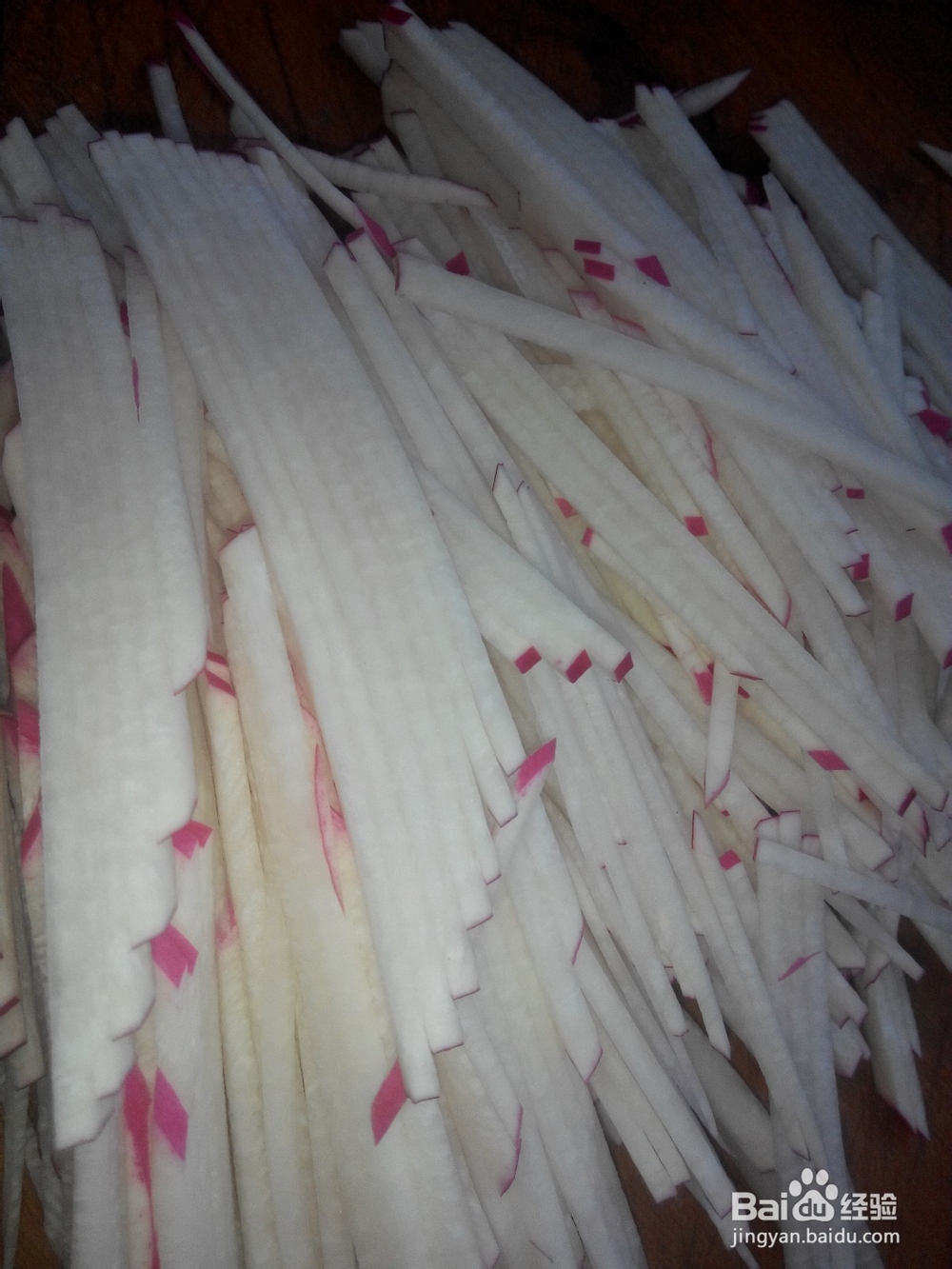 素炒酸辣萝卜丝