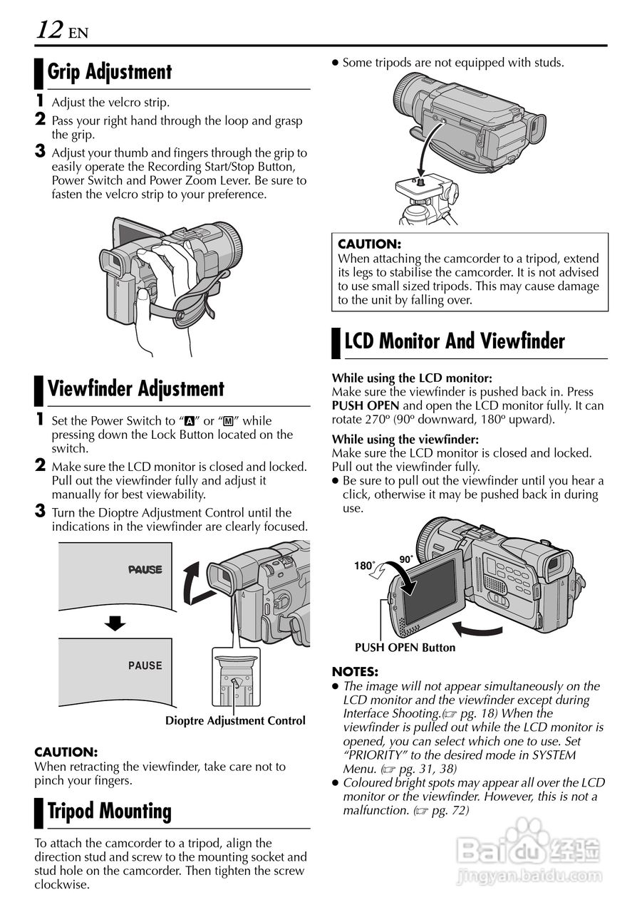 JVC GR-DV4000摄像机说明书:[2]