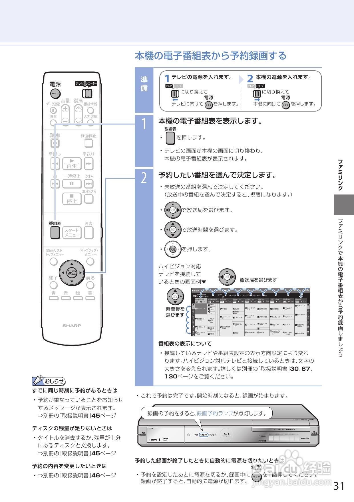 sharp bd-av10蓝光录像机说明书:[2]