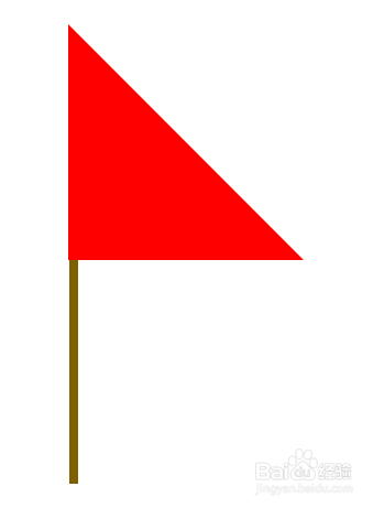 三角旗形形态图片