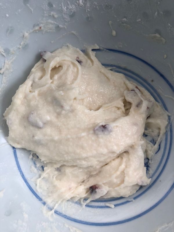 山药雪梨蔓越莓松饼