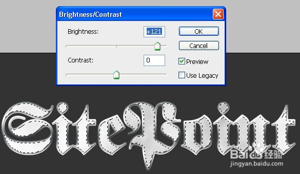 利用图层样式及滤镜制作闪亮的钻石字