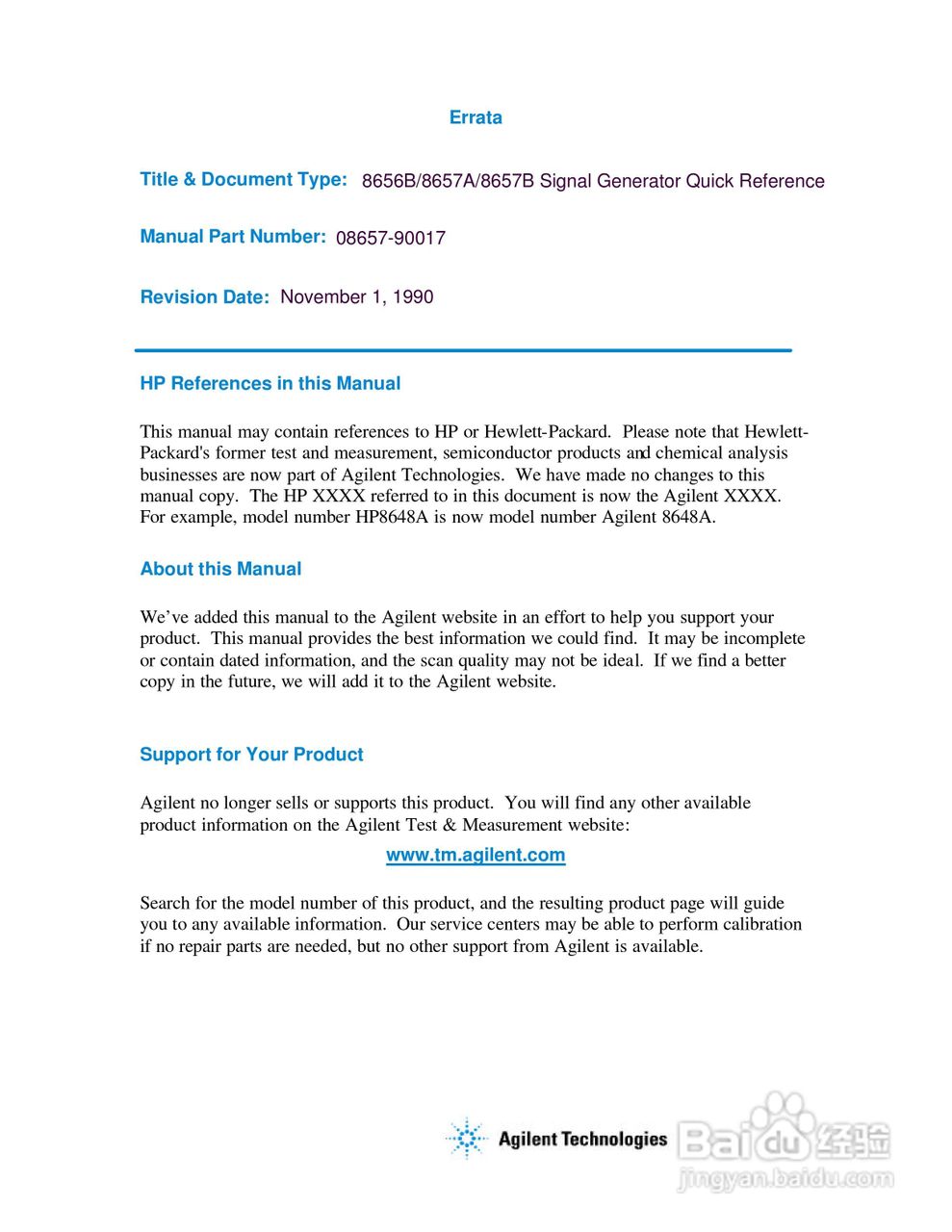 HP8590系列8594E/8596E分析仪说明书