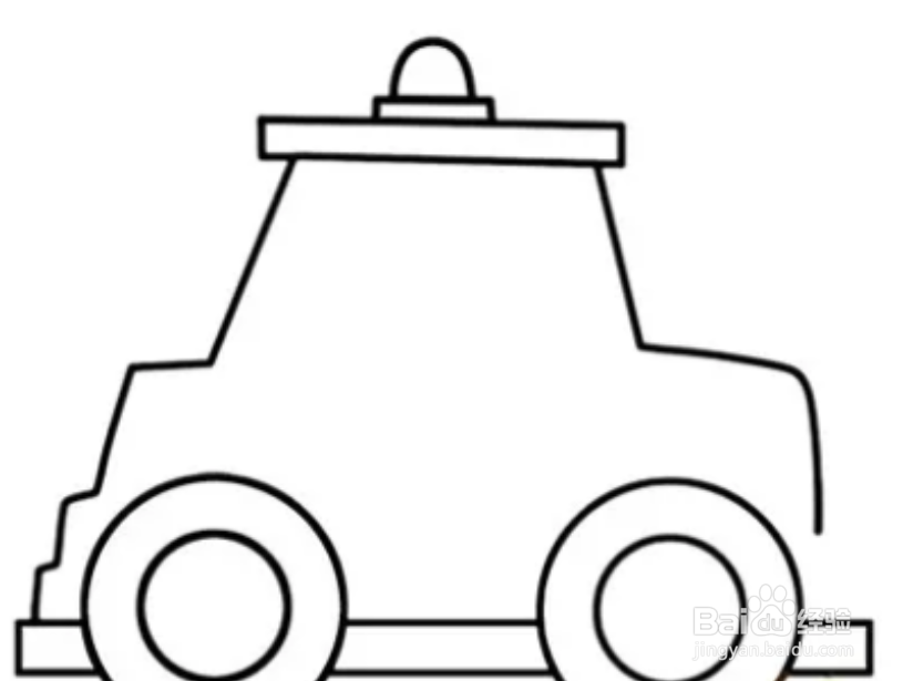 玩具铲车简笔画