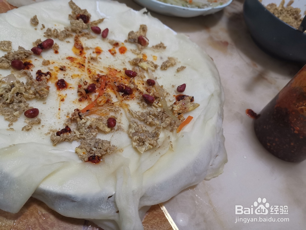 辣味鸡蛋土豆丝卷饼