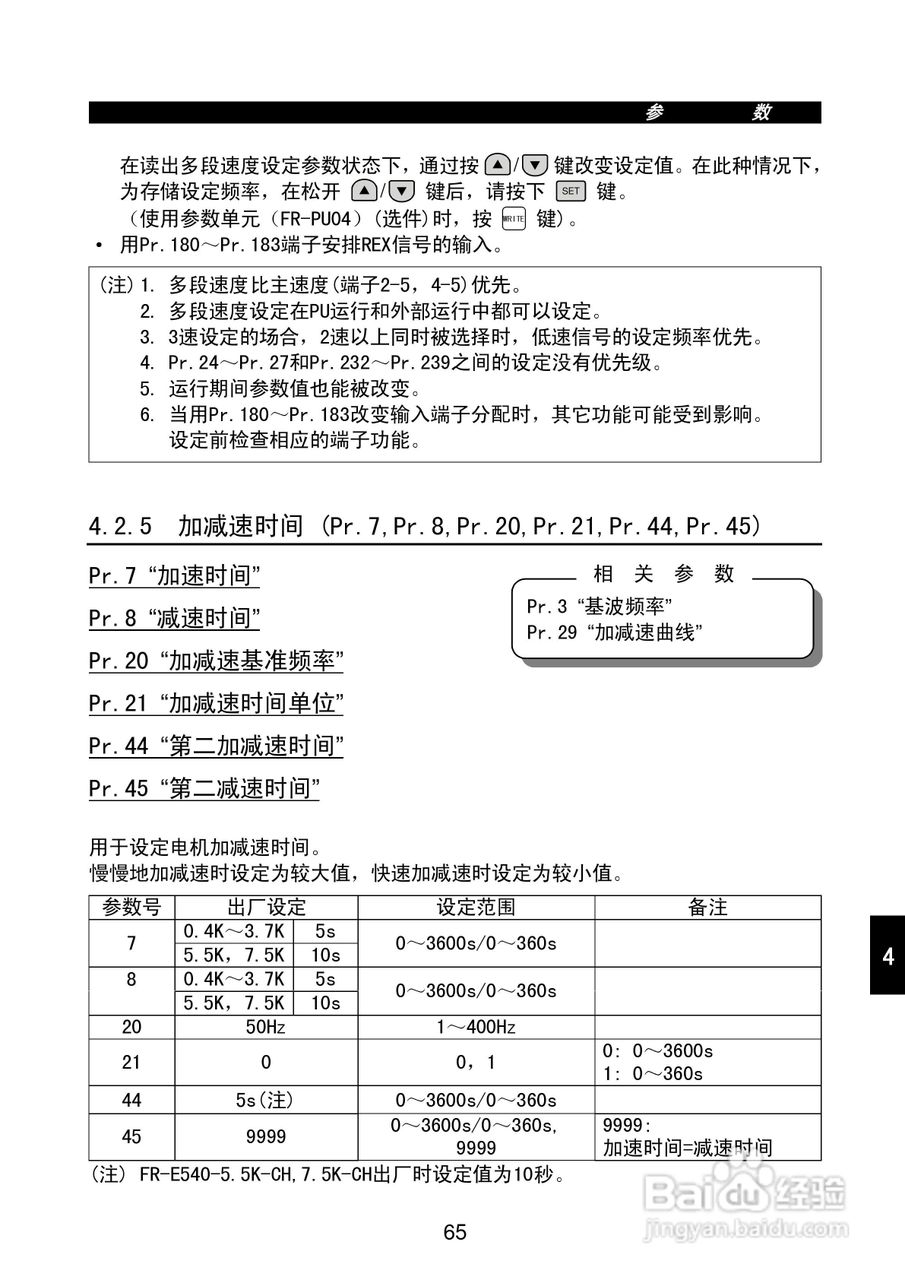 FR-E500系列变频调速器使用手册:[8]