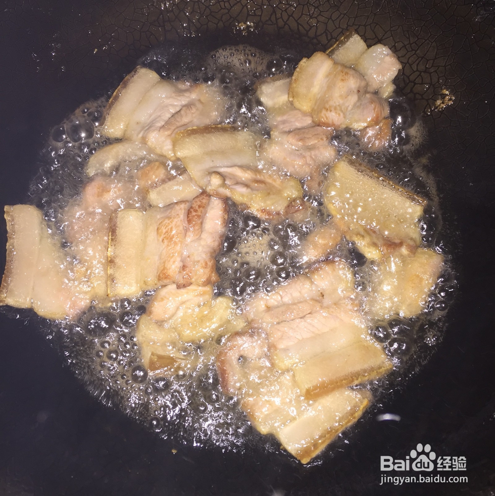 蚝油五花肉片炒四季豆