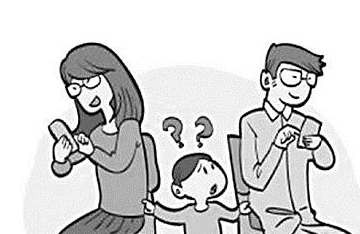 哪些情况下，家长看孩子不能玩手机呢？