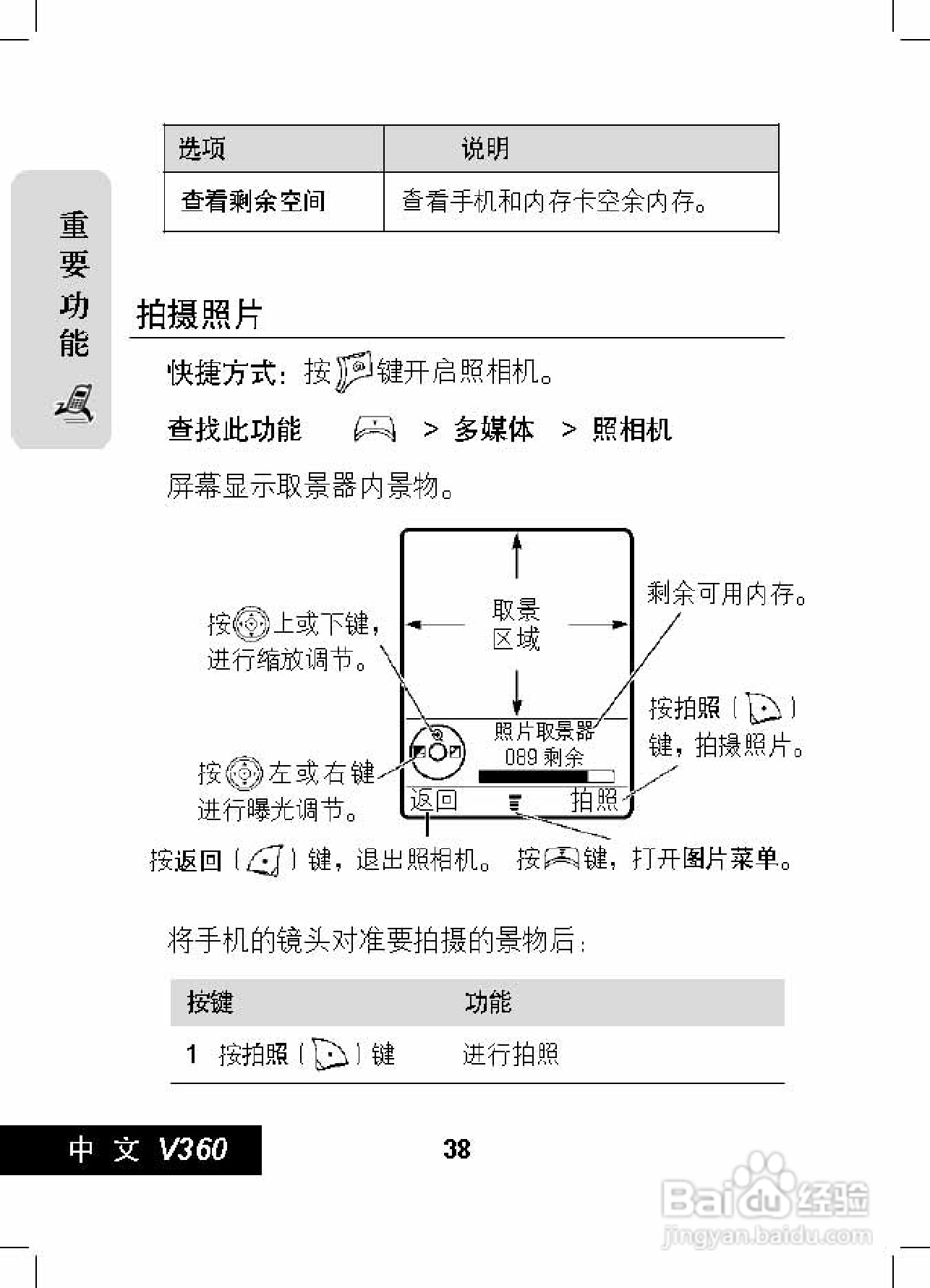 摩托罗拉V360手机使用说明书:[4]