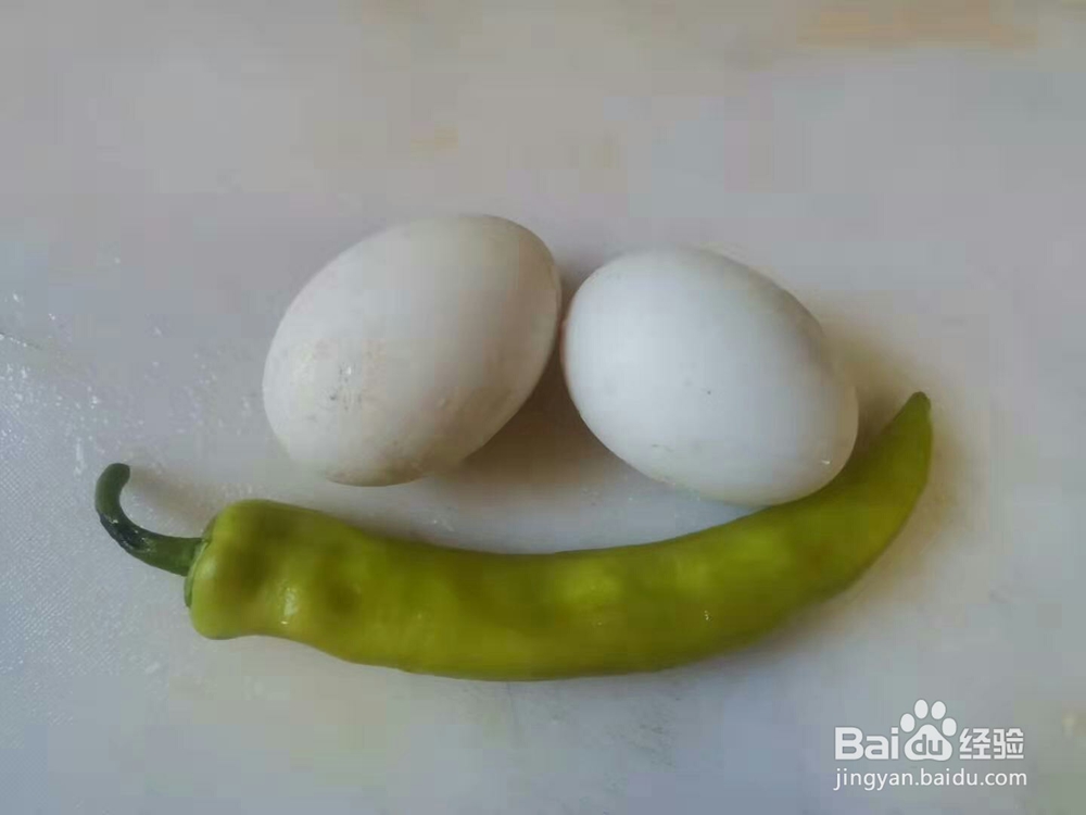 家常菜-鹅蛋炒尖椒