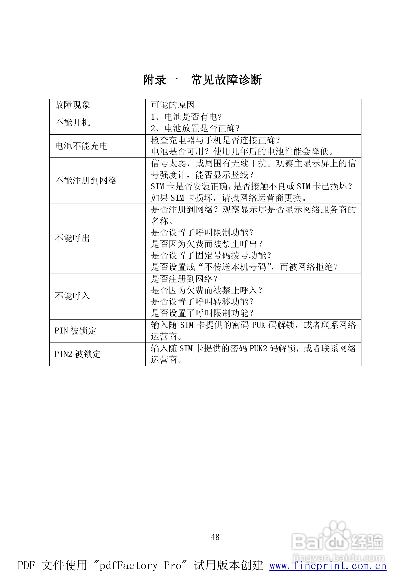 TCL C808手机使用说明书:[5]