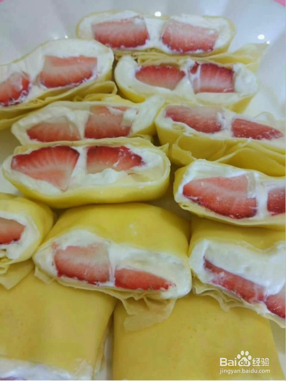 草莓夹心饼的做法