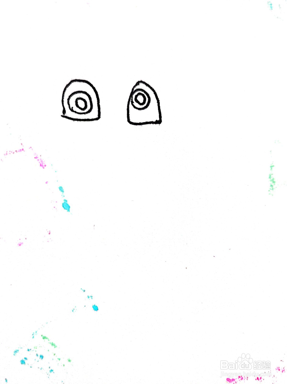小怪兽线描画怎么画