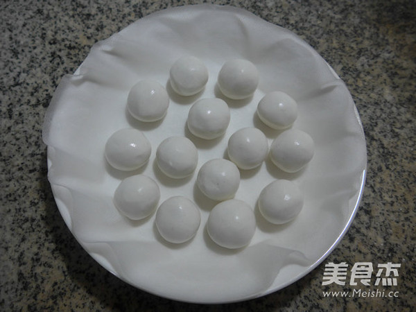 油菜蕻鸡蛋煮汤圆