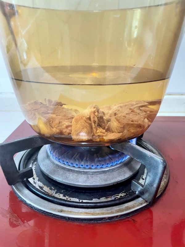 排骨芋艿鸡毛菜汤