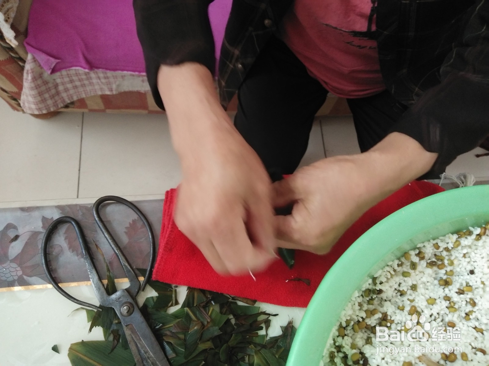 端午节南方包粽子的方法?
