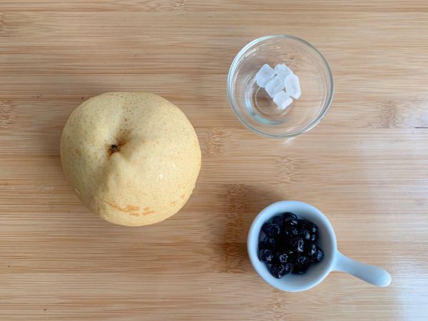 蓝莓冰糖雪梨杯